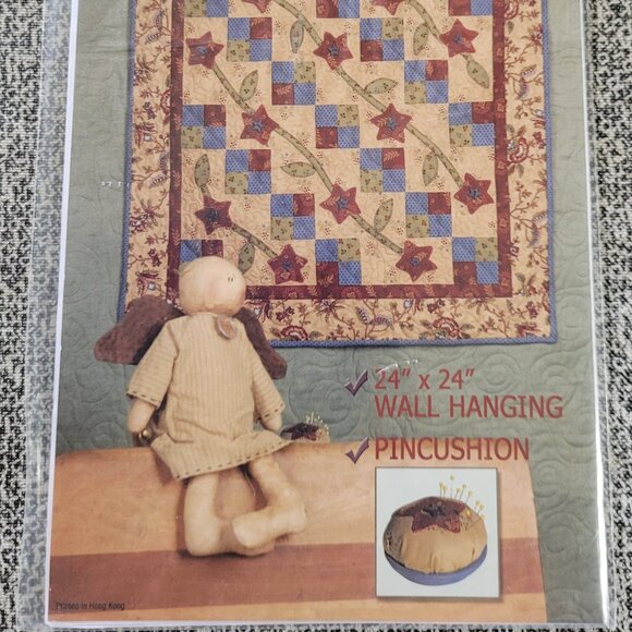 Stars in My Garden Quilt Pattern & Pincushion Pattern - Picture 2 of 3